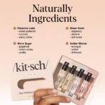 Kitsch Hair Perfume For Women (Discovery Set) - Pistachio Latte, Warm Sugar, Sheer Violet & Amber Waves - Patented Odor-Eliminating Technology, Hair Spray and Body Mist - 4 x 1.5mL - Image 7