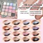 Makeup Set Full Kit for Girls Teens Women, Makeup Present Set, Includes Eyeshadow, Foundation, Blusher, Eyebrow Pencil, Mascara, Eyeliner, Brushes, Lip Gloss, Sponge, Cosmetic Bag - Image 4