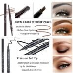 Makeup Set Full Kit for Girls Teens Women, Makeup Present Set, Includes Eyeshadow, Foundation, Blusher, Eyebrow Pencil, Mascara, Eyeliner, Brushes, Lip Gloss, Sponge, Cosmetic Bag - Image 6