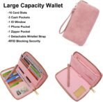 Soperwillton Women Fashion Backpack Purse Anti-Theft Leather Shoulder Bag Travel Multi Pockets Handbag Wallet Set 3pcs - Image 6