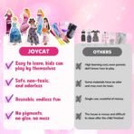 Poke-in Fashion Designer Kit for Girls, No-Sew DIY Craft Toys with 6 EVA Mannequins & Real Fabric, Safe & Non-Toxic Creative Dress Up Activity, Mess-Free Arts and Crafts Gift for Girls Age 5-12 - Image 6