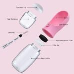 Dog Water Bottle with Food Container, Travel Puppy Water Bowl, Portable Pet Dispenser, Girl Dog Accessories Stuff Items Essentials Necessities for Yorkie Chihuahua Cat Walking and Hiking - Image 3