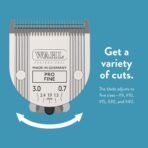 WAHL Professional Animal 5-in-1 Adjustable Blade Arco, Bravura, Chromado, Creativa, Figura, and Motion Pet, Dog, and Horse Clippers - Fine (2179-301) - Image 6