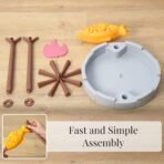 PetPals Cat Slow Feeder, Treat Dispenser - Interactive Cat Puzzle Toy for Small Pets & Kittens, Mental Stimulation Pet Food Feeding Toy, Dry Food Dispensing Cat Toy - Image 6