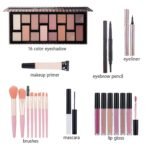 Teen Makeup Kit For Girl Include Eyeshadow Palette,Eyeliner,Makeup Brush Set,Lipgloss Set,Mascara, Eyebrow Pencil Make up Set Gift for Women Full Kit - Image 3