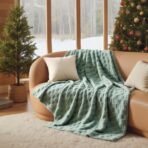 Bedsure GentleSoft Sage Green Throw Blanket for Couch - Checkered Fleece St Patricks Blankets Gifts for Women Men Girls, Cute Soft Cozy Spring Throw for Bedroom Home Decor Gifts, 50x60 Inches - Image 9