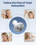 COMFIER Electric Cordless Hair Scalp Massager with Kneading 84 Massage Nodes, Handheld Portable Head Scratcher Massager for Hair Growth, Deep Clean and Stress Relax, Gifts for Men Dad - Image 4