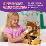 Little Live Pets My Baby Monkey Mango, 50+ Sounds and Reactions, Plush Interactive Monkey Toy Set with Accessories, Interactive Pets for Kids Ages 4+ - Image 5