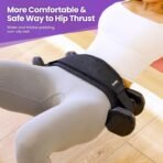 Hip Thrust Belt, Balency Hip Thrust Belt for Dumbbells Heavy, Booty Belt for Hip Thrust, Slip-Resistant Padding Hip Thrust Belt for Gym or Home Workouts, Hip Thrust Band for Dumbbell Kettlebell Plate - Image 3