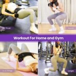 Hip Thrust Belt, Balency Hip Thrust Belt for Dumbbells Heavy, Booty Belt for Hip Thrust, Slip-Resistant Padding Hip Thrust Belt for Gym or Home Workouts, Hip Thrust Band for Dumbbell Kettlebell Plate - Image 5
