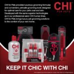 CHI for Dogs 2 in 1 Dematting and Deshedding Rake, Dual Head Dog Grooming Tool with Wide Tooth Dematting Rake and Fine Deshedding Rake, Detangler Comb for Thick Double and Long Dog Coat - Image 7