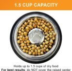 Neater Pet Brands Stainless Steel Slow Feed Bowl - Non-Tip & Non-Skid - Stops Dog Food Gulping, Bloat, Indigestion, and Rapid Eating (1.5 Cup) - Image 3