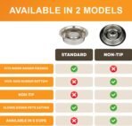 Neater Pet Brands Stainless Steel Slow Feed Bowl - Non-Tip & Non-Skid - Stops Dog Food Gulping, Bloat, Indigestion, and Rapid Eating (1.5 Cup) - Image 5