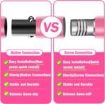 Pilates Bar Kit with Resistance Bands,Pilates Bar with Stackable Bands Workout Equipment for Legs,Hip,Waist and Arm,Exercise Fitness Equipment for Women & Men Home Gym Yoga Pilates - Image 6