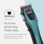 Wahl Pro Animal Groom Lite Pet Clipper - Cordless & USB Charging - Adjustable Blades - Professional Grooming Kit for Dogs, Cats & Small Pets - Black/Metallic Blue - Image 5