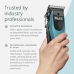 Wahl Pro Animal Groom Lite Pet Clipper - Cordless & USB Charging - Adjustable Blades - Professional Grooming Kit for Dogs, Cats & Small Pets - Black/Metallic Blue - Image 6
