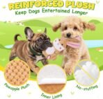 XIUGOAL Dog Toys to Keep Them Busy, 3 Pack No Stuffing Interactive Dog Toys with Crinkle, Squeaky Puppy Chew Toys for Small, Medium Breeds - Image 4