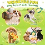 XIUGOAL Dog Toys to Keep Them Busy, 3 Pack No Stuffing Interactive Dog Toys with Crinkle, Squeaky Puppy Chew Toys for Small, Medium Breeds - Image 7