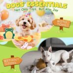 XIUGOAL Dog Toys to Keep Them Busy, 3 Pack No Stuffing Interactive Dog Toys with Crinkle, Squeaky Puppy Chew Toys for Small, Medium Breeds - Image 8