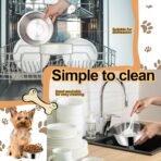 10 Pcs Stainless Steel Dog Bowls,6.85 inch Pet Food Replacement Bowls, Metal Dog Water Dishes for Medium, Small Dogs - Image 6