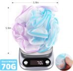 Chuya Bath Sponges Loofahs 70 Grams Large Size,4 Pack Shower Sponge Exfoliating Cleaning Bath Loofa Body Scrubber Balls for Women Men Children Washing - Image 3
