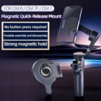 Magnetic Quick-Release Mount Adapter for DJI Osmo Mobile 8/7P/7, Smartphone Gimbal Stabilizer, Compatible with DJI OM Multifunctional Module/OM Tracking Module - Image 3