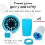 Dexas MudBuster Portable Dog Paw Cleaner, Medium, Blue - Premium Quality Pet Supplies and Accessories - Image 3