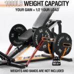 Mikolo Leg Press Hack Squat Machine, 30-Degree Compact Leg Press Machine for Home Gym, Hack Squat Machine with Removable Shoulder Pad, Lower Body Workout Equipment - Image 7