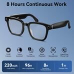 AI Smart Glasses with Camera, 1080P Video Recording Glasses, 8MP Camera Glasses, Real Time Translation, ChatGPT AI Voice Assistant, Open-Ear Audio,Sunglasses with Color-Changing Clear and Green Lenses - Image 7