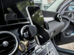 Car Cell Phone Holder Mount for Ford Mustang Ecoboost GT Premium Shelby GT 350 500 Shelby GT500 V6 (Not for Mach E) 2015-2023 Accessories Circular Air Vents Cellphone Mobile Phone Stand - Image 3