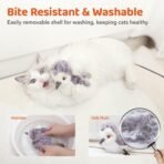 Potaroma Cat Toys Flapping Bird (No Flying), Lifelike Sandpiper Chirp Tweet, Rechargeable Touch Activated Kitten Toy Interactive Cat Exercise Toys for All Breeds Cat Kicker Catnip Toys 4.0" - Image 5