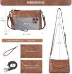 Small Crossbody Bags for Women, Cell Phone Bag Mini Over Wristlets Handbag Wallet Purse with Card Slots - Image 4