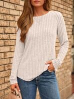 AUTOMET Womens Long Sleeve Shirts Fall Fashion Tops Blouses Dressy Sweaters Tunic Winter Clothes Casual Outfits - Image 3