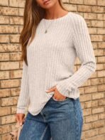 AUTOMET Womens Long Sleeve Shirts Fall Fashion Tops Blouses Dressy Sweaters Tunic Winter Clothes Casual Outfits - Image 4