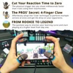 Progameplays Phone Triggers for Gaming – Mobile Triggers for PUBG Mobile iPhone & Android – L1 R1 Gaming Triggers for Phones, ZERO LAG, Fast Aim, No Screen Blocking – CODM Controller Shooter (2 Buttons) - Image 3
