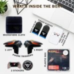 Progameplays Phone Triggers for Gaming – Mobile Triggers for PUBG Mobile iPhone & Android – L1 R1 Gaming Triggers for Phones, ZERO LAG, Fast Aim, No Screen Blocking – CODM Controller Shooter (2 Buttons) - Image 4