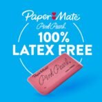 Paper Mate Pink Pearl Erasers, Medium, 24 Count - Back to School, Classroom, Teacher Supplies - Image 4