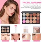 Makeup Kit For Women Full Kit, Makeup Set For Girls Teen Women, Makeup Gift Set With Eyeshadow Palette, Foundation, Concealer, Lipstick, Brushes (20 color makeup kit) - Image 5