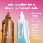 e.l.f. SKIN The Hottest Drops Duo, Holy Hydration! Thirst Burst & Bronzing Skincare Set, For A Dewy, Sun-Kissed Look, Vegan & Cruelty-Free - Image 3