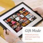 Skylight Frame – WiFi Digital Picture Frame Customer Support, Touch Screen Digital Photo Frame with Easy Setup, Photo for Parents and Grandparents - 10 Inch Black - Image 3