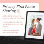 Skylight Frame – WiFi Digital Picture Frame Customer Support, Touch Screen Digital Photo Frame with Easy Setup, Photo for Parents and Grandparents - 10 Inch Black - Image 5