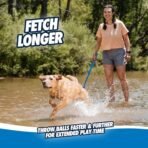 Chuckit! Dog Ball Launcher 12M Sport with 12" Handle Length for Medium 2.5" Dog Balls For Dogs 20-60 lb, Plastic Pet Fetch Ball Thrower, Perfect for Kids, Made in USA, Blue - Image 4