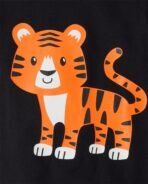 The Children's Place,Baby Boys,and Toddler Animal Short Sleeve Graphic T-Shirts,Multipacks,Tiger/Monkey/Giraffe/Sharks 4-Pack,3 Years - Image 3