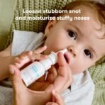 Frida Baby NoseFrida Saline Mist Spray, Baby Saline Nasal Spray Decongestant for Allergy Relief and Congestion Relief to Soften Nasal Passages, 0.68 fl oz - Image 3