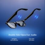 Blackview Smart Glasses, 5.3 Bluetooth Sunglasses with Open Ear Speaker, Voice Assistant Compatible, Blue Light Blocking Lens - Image 5