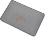 Amazon Basics Waterproof Anti-Slip Silicone Pet Food and Water Bowl Mat, 24 x 16 inches, Grey, Solid - Image 4