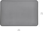 Amazon Basics Waterproof Anti-Slip Silicone Pet Food and Water Bowl Mat, 24 x 16 inches, Grey, Solid - Image 5
