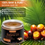 Raw Batana Oil for Hair Growth, 100% Natural Pure Botana Oil Paste from Honduras, Unrefined Organic Batana Hair Mask for Prevent Hair-Loss, Enhances Thickness for Men & Women 5.3 oz - Image 3
