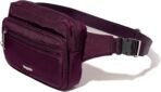 Baggallini Securtex Anti-theft Belt Bag 8.8"x5.5" Crossbody Fanny Pack for Women RFID Wallet Locking Zipper Travel Purse - Image 7