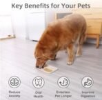 MateeyLife 2PCS Large Lick Mat for Dogs with Suction Cups, Slow Feeder Bowls, Cat Lick Mat for Anxiety Relief, Dog Toys to Keep Them Busy, Enrichment Toys for Bathing, Cat Licking Pad for Boredom - Image 3